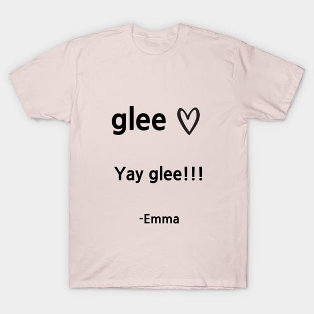 Glee /Emma T-Shirt by Said with wit